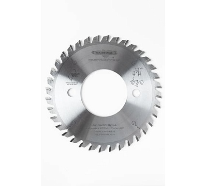 Пила дисковая Golden Eagle HW подрезная 200x80x4,3-5,5/3,2 z36 KO-WZ Gabbiani 2/14/110 GE TL26136