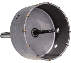 Коронка с державкой по бетону Зубр Профессионал 125 мм, SDS-Max 2918-125