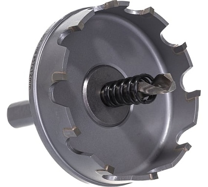 Коронка по металлу HM (57х12 мм; хвостовик 10 мм; комплект) D.BOR HS-HM-12-057-T