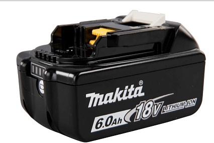 Аккумулятор BL1860B 6 Ач, индикатор заряда для LXT 18В Makita 632F69-8