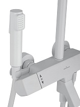 Душевая стойка Wonzon&Woghand The One WW-B3094-MW термостат, белый матовый