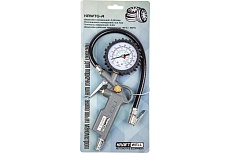 Пистолет для подкачки шин с аналоговым манометром Kraftwell KRWTG-A