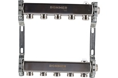 Коллектор из нержавеющей стали Rommer для радиаторной разводки, 5 выходов Rms-4401-000005 RG0091LAN19Q9D