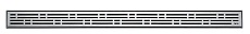 Решетка TECEdrainline basic 600811 80 см сталь, матовая