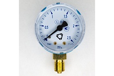 Манометр 50 мм, 2.5 Мпа, кислород ИНКО МК 50-2,5 ИНКО