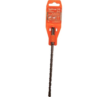 Бур Стандарт (8x150х210 мм; 2 резца + 2 спирали; SDS-Plus) Bohrer 30108210
