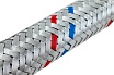 Гибкая подводка для воды ВР 3/4" х ВР 3/4", длина 300 мм STOUT RG008S8TK8T7GO