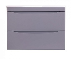 Тумба с раковиной Style Line Бергамо мини Люкс Plus 70 см подвесная, серый антискрейч