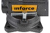 Поворотные слесарные тиски Inforce 115 мм 05-23-09