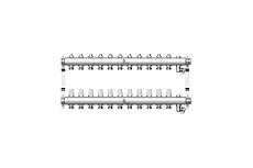 Коллектор в сборе Wester нержавеющая сталь, 1"-3/4", на 11 выходов, с 2 заглушками 0-32-1910
