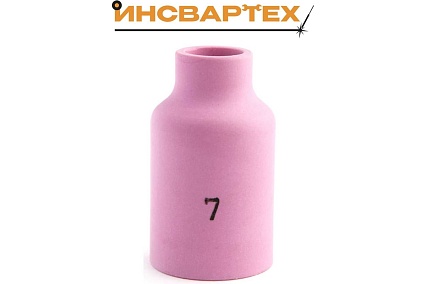 Сопло керамическое TIG Инсвартех 17-18-26 54N для газовой линзы №7, 10 шт IST0184