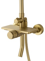 Душевая стойка Wonzon&Woghand WW-N3S962-BG брашированное золото