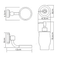 Дозатор жидкого мыла WasserKRAFT K-24199