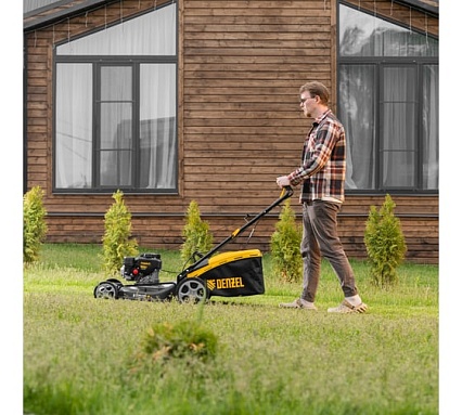 Бензиновая газонокосилка Denzel glr-510sp-zs 58825