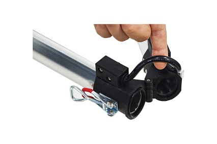 Шлифовальная машина для стен Electrolite ШМ 1200 EL LED-подсветка, 1200 Вт, об/мин 800-1750, круг 225 мм, длина штанги 1.2 -1.7 м, пылесос 5117