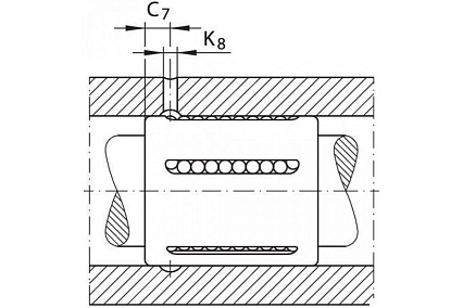 Линейный подшипник TECHNIX KH1428PP