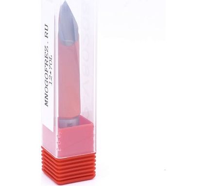 Сверло присадочное монолитное сквозное ZY-V110207L (12х70 мм; хв-к 10 мм; левое вращение) МНОГОФРЕЗ 6693