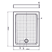 Поддон для душа Vincea VST-3AR 120x90 прямоугольный