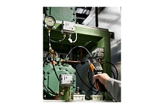 Газоанализатор течеискатель для CFC, HCFC, HFC Testo с сенсором, в транспортировочном кейсе с протоколом калибровки, батарейками и фильтром 00000002558