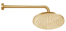 Душевой набор Paffoni Light KITLIG015HGSP006KING душ 30 см, брашированное медовое золото