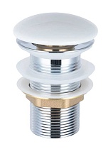 Донный клапан Vincea DBS0-216 с керамической крышкой без перелива, белый