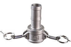 Камлок тип С (розетка с хвостовиком; 25 мм-1"; нержавеющая сталь) TITAN LOCK TL100CSS