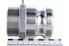 Камлок тип F (ниппель; наружная резьба BSP; 50 мм-2&quot;; нержавеющая сталь) TITAN LOCK TL200FSS