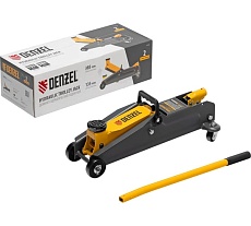 Домкрат гидравлический подкатной Denzel 2 т, 135-385 мм 51230