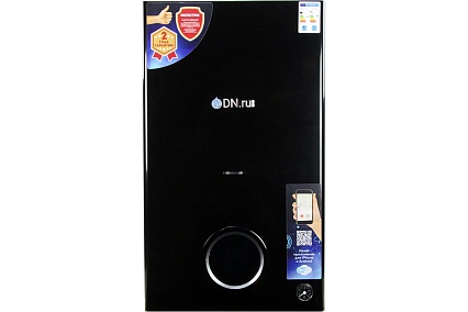 Котел газовый двухконтурный DN.ru gb18cd-b настенный, черного цвета, мощность 18квт, с функцией wi-fi D380-00002