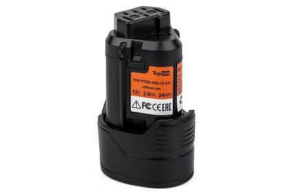 Аккумулятор для AEG BS 12C 12V 2.0AH (LI-ION) PN: 4932430165 Topon TOP-PTGD-AEG-12-2.0