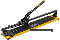 Плиткорез рельсовый Denzel 800x16мм, каретка на подшипнике, стальная станина, усиленная рукоятка-пенал 877016