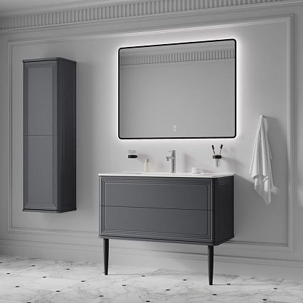 Ножки для мебели Iddis Optima Home OPH30B1i96 2 шт., черный матовый