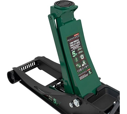 Домкрат подкатной гидравлический Rockforce 5т (h min 96мм, h max 595мм),вес 49,50 RF-T815011L(65574)