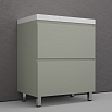 Мебель для ванной Style Line Манхэттен 70 см напольная, олива