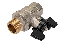 Шаровой кран ELSEN Strong T, 1/2&quot;, НВ, ручка-бабочка EV12.2201