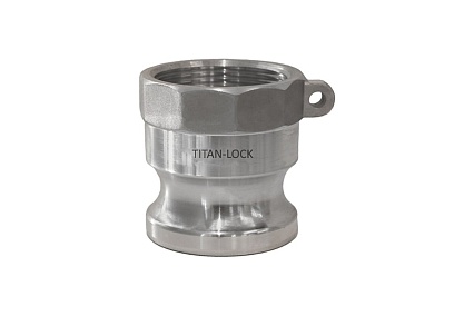 Алюминиевый камлок TITAN LOCK тип A ниппель, внутр. резьба NPT 1 1/2" TL150AALN