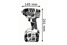 Аккумуляторный ударный гайковерт Bosch GDR 18 V-LI 0.601.9A1.30F