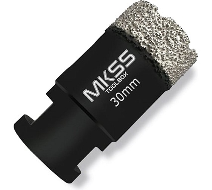 Коронка алмазная универсальная MKSS Toolbox KS2803 HARD 30 мм, M14 для УШМ KS28030030