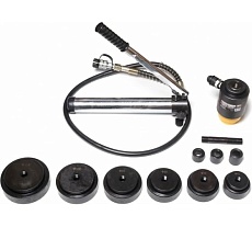 Гидроцилиндр обратного действия с насосом и комплектом надставок Forsage 15т F-71502(7602)