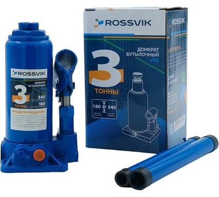 Домкрат бутылочный Rossvik г/п 3,0т V03