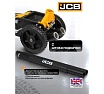 Подкатной гидравлический домкрат JCB на резиновых колесах в комплекте с удлинителями 2.5т, h min 140мм, h max 677мм, удлин.76x54мм 2 шт., колеса 150/200мм JCB-TH32506S(57362)