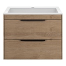 Тумба с раковиной Vincea Chiara 2D 60 см N.Oak