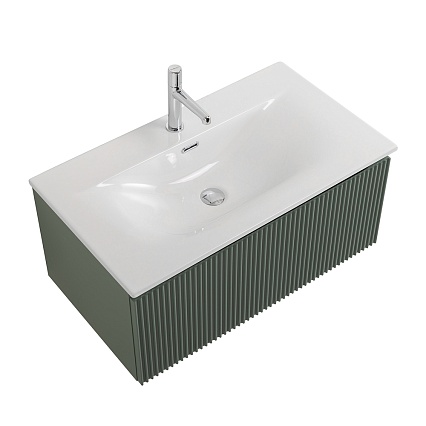 Тумба с раковиной BelBagno Uno 80 см 1 ящик, Еловый матовый