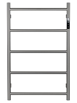 Полотенцесушитель электрический Wonzon&Woghand Bonn WW-AL405-BR брашированный никель