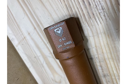 Сверло алмазное кольцевое DH-D400 (42х450 мм; 1 1/4; 4 сегмента) Адель ДУУ00005866