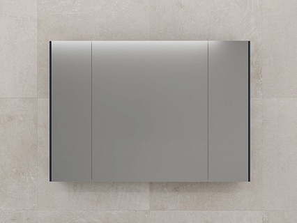 Зеркальный шкаф Style Line Лима 100x70 см графит ЛС-00002343