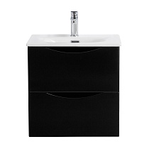 Тумба с раковиной BelBagno Marino-Cer-Mini 50 см Nero Lucido