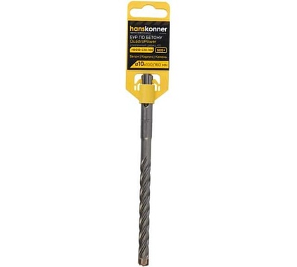 Бур SDS+ 10х160 мм Hanskonner H9019-C10-160