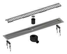 Трап для душа Timo Drain System 700 DS230107/00 70 см, вставка Lines, хром