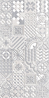 Декор Laparet Bastion серый 20х40 см, 04-01-1-08-03-06-454-0